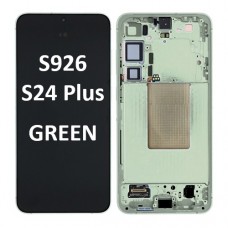 Samsung  SM-S926 (S24 Plus 5G 2024) OLED LCD touch screen (Original Service Pack) with frame [Green] GH82-33410E